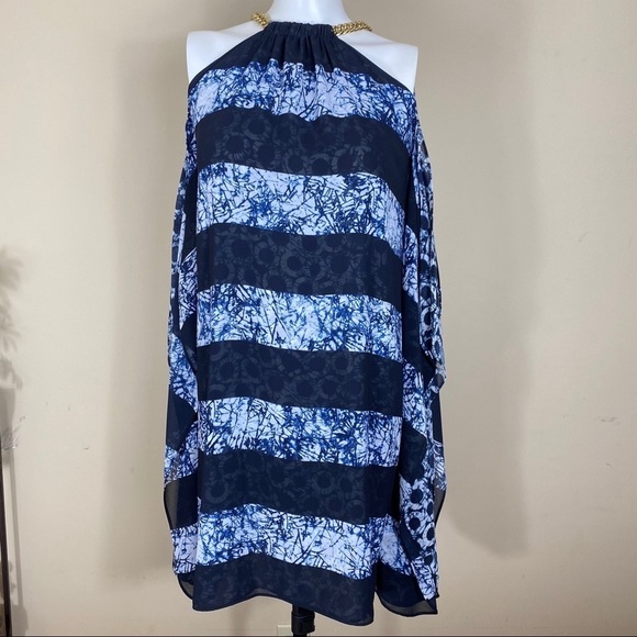 Michael Kors Chain Halter Neck Summer Dress - Picture 1 of 7